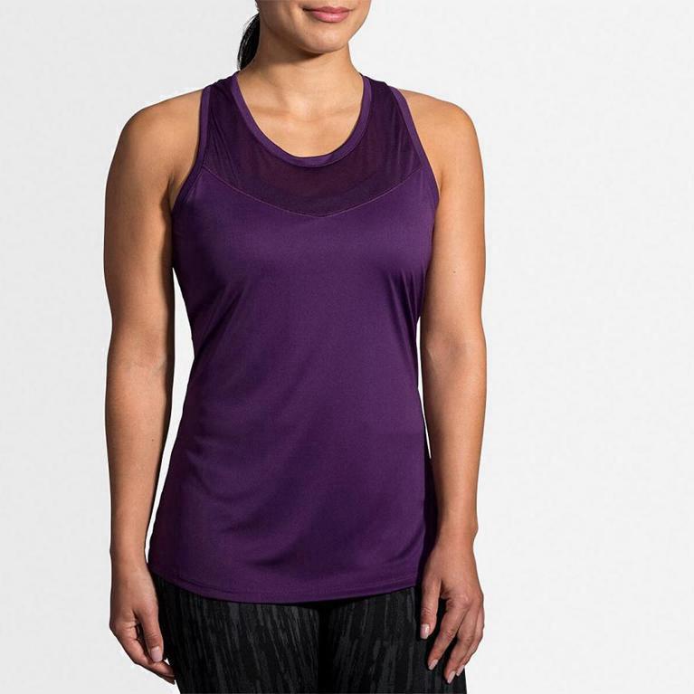 Brooks Stealth - Camiseta Sin Mangas Mujer - Moradas (QPSM-61089)